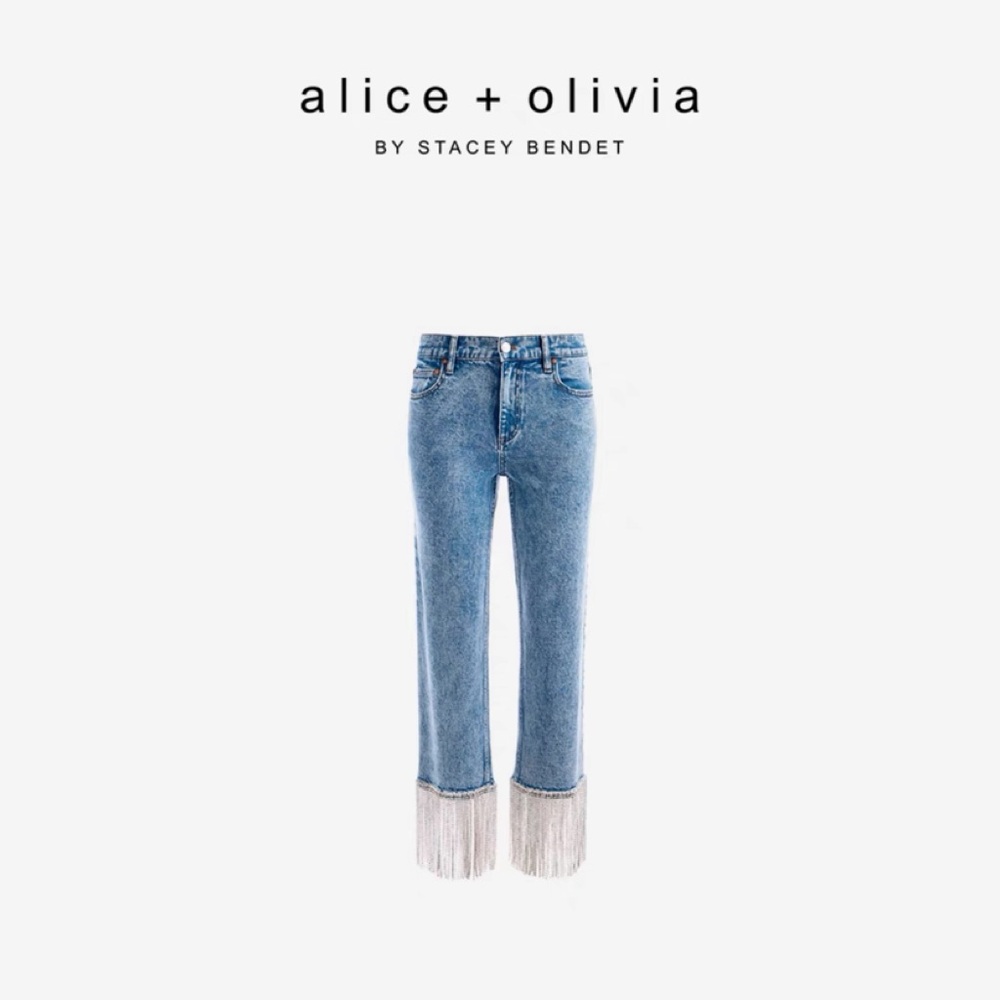 Alice Olivia crystal denim - Picture 3 of 9